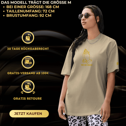 Oversized Streetwear T-Shirt mit verwaschenem Look | S.O.S. SAVE OUR STREETS - BLOODY - STREETS.DE Streetwear Herren und Damen Hoodies, T-Shirts, Pullis