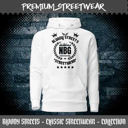 Streetwear Hoodie Bloody Streets NBG - BLOODY - STREETS.DE Streetwear Herren und Damen Hoodies, T-Shirts, Pullis