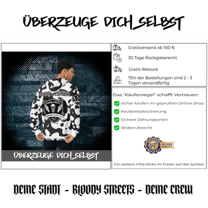 Streetwear Hoodie Bloody Streets NBG - Street Loyalty - BLOODY - STREETS.DE Streetwear Herren und Damen Hoodies, T-Shirts, Pullis