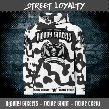 Streetwear Hoodie Bloody Streets NBG - Street Loyalty - BLOODY - STREETS.DE Streetwear Herren und Damen Hoodies, T-Shirts, Pullis