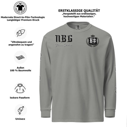 Streetwear Longsleeve "OG" - Textilgefärbtes Schweres Langarmshirt - BLOODY - STREETS.DE Streetwear Herren und Damen Hoodies, T-Shirts, Pullis