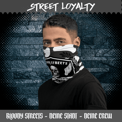 Streetwear Maske Bloody Streets NBG - Street Loyalty - BLOODY - STREETS.DE Streetwear Herren und Damen Hoodies, T-Shirts, Pullis