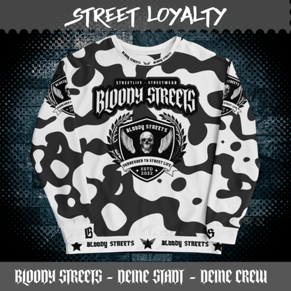 Streetwear Pullover Bloody Streets NBG - Street Loyalty - BLOODY - STREETS.DE Streetwear Herren und Damen Hoodies, T-Shirts, Pullis