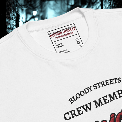 Streetwear Pullover Unisex - BS Outsiders Stickerei - BLOODY - STREETS.DE Streetwear Herren und Damen Hoodies, T-Shirts, Pullis
