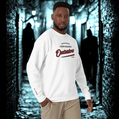Streetwear Pullover Unisex - BS Outsiders Stickerei - BLOODY - STREETS.DE Streetwear Herren und Damen Hoodies, T-Shirts, Pullis