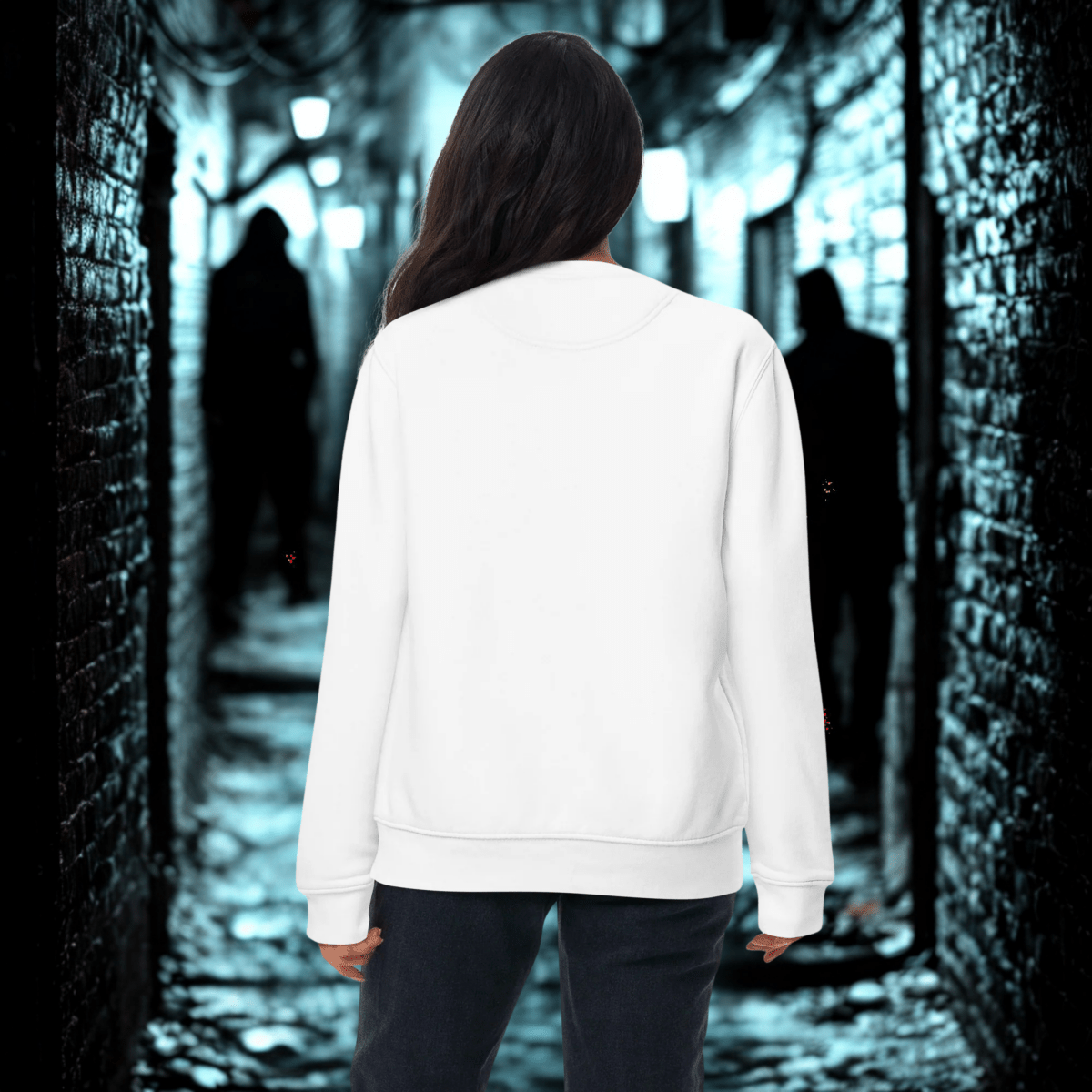Streetwear Pullover Unisex - BS Outsiders Stickerei - BLOODY - STREETS.DE Streetwear Herren und Damen Hoodies, T-Shirts, Pullis