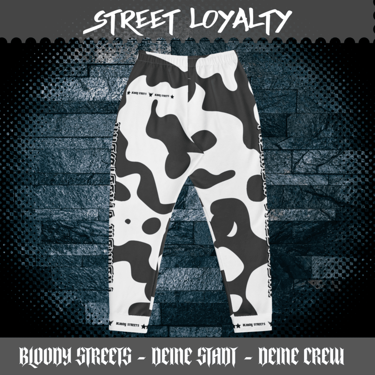 Streetwear Streetwear Männer Joggers Bloody Streets NBG - Street Loyalty - BLOODY - STREETS.DE Streetwear Herren und Damen Hoodies, T-Shirts, Pullis