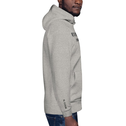 Streetwear Hoodie - IT'S TIME FOR JUSTICE - Stickerei Schrift