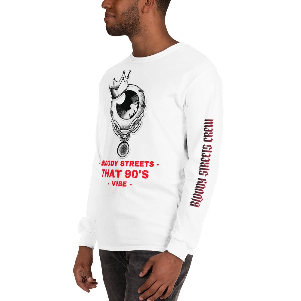 90's Vibe Eye - Premium Longsleeve - BLOODY-STREETS.DE Streetwear Herren und Damen Hoodies, T-Shirts, Pullis