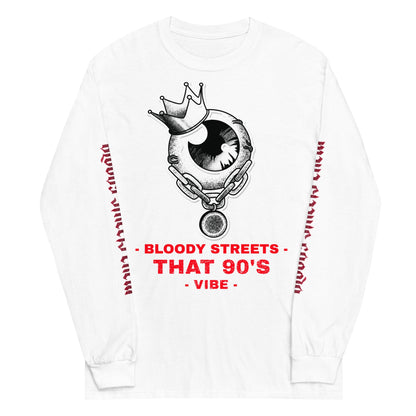 90's Vibe Eye - Premium Longsleeve - BLOODY-STREETS.DE Streetwear Herren und Damen Hoodies, T-Shirts, Pullis