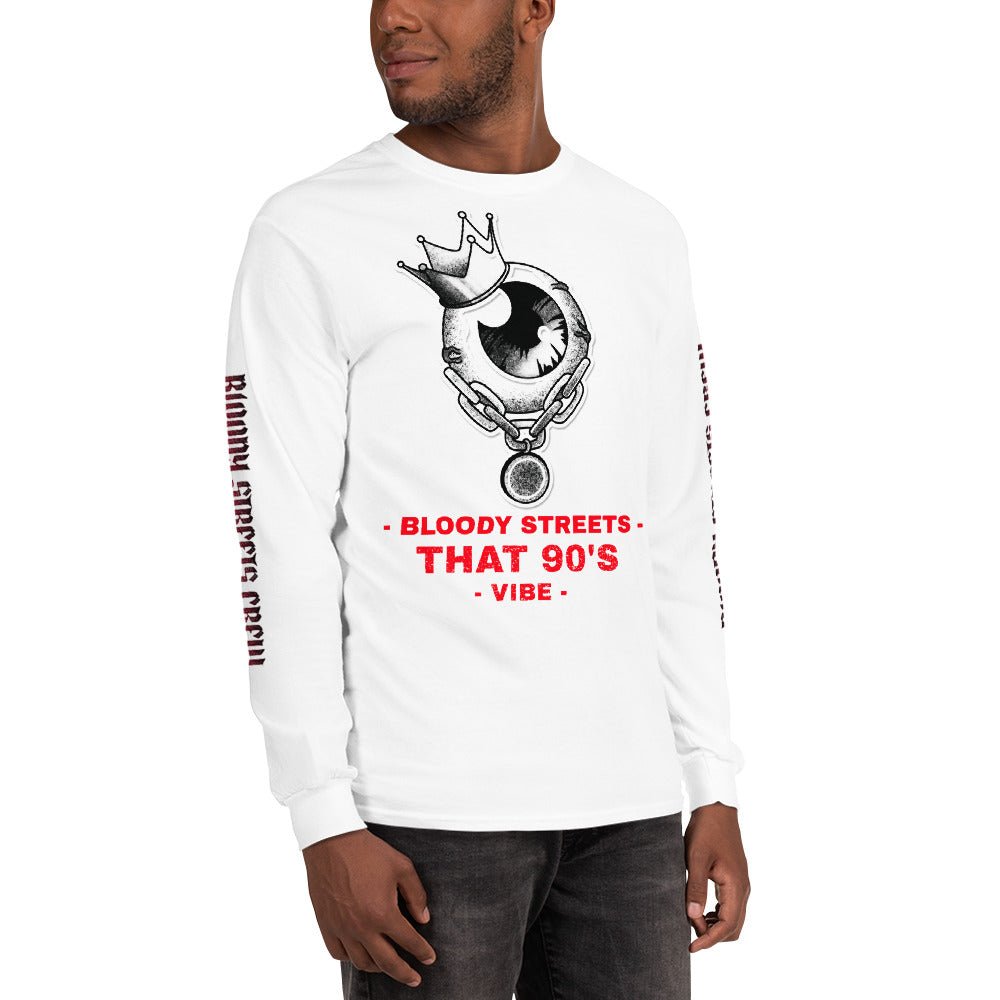 90's Vibe Eye - Premium Longsleeve - BLOODY-STREETS.DE Streetwear Herren und Damen Hoodies, T-Shirts, Pullis