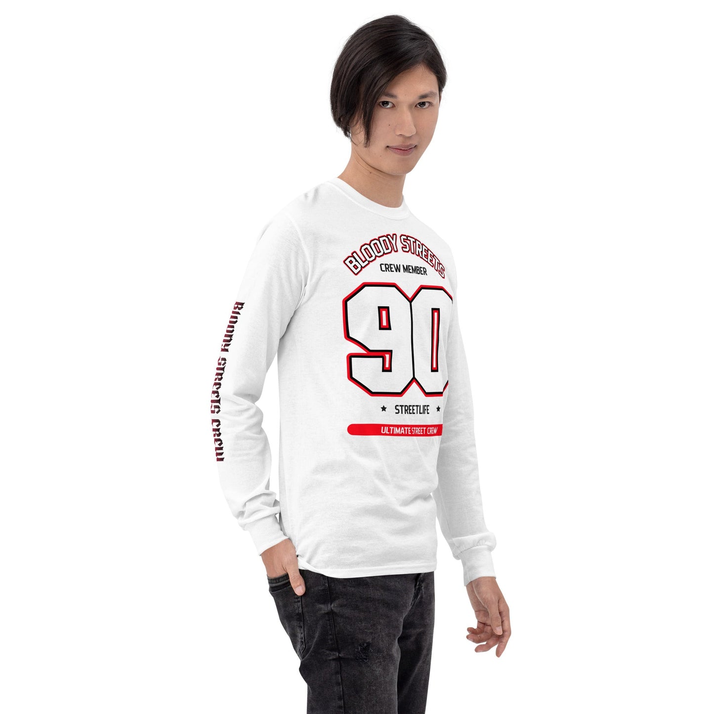 Baseball 90's - Premium Longsleeve - BLOODY-STREETS.DE Streetwear Herren und Damen Hoodies, T-Shirts, Pullis