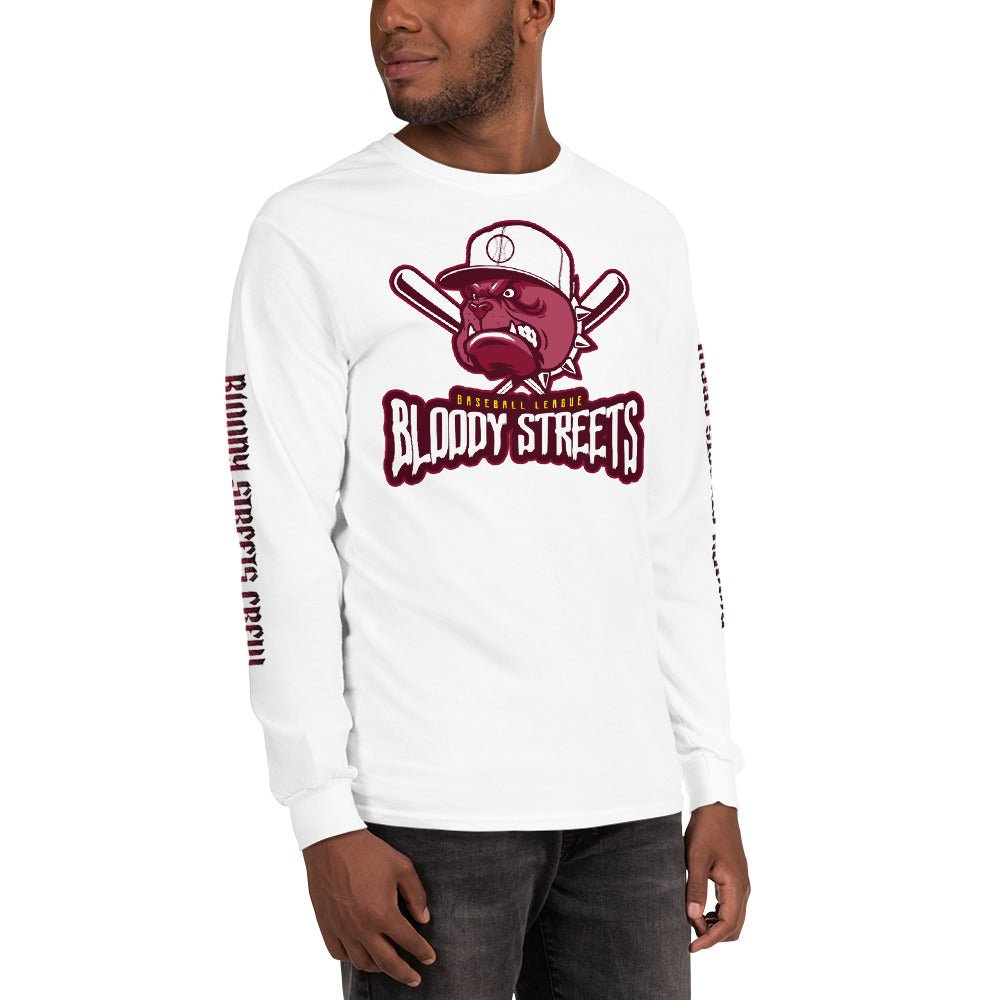 Baseball Bull Dog - Premium Longsleeve - BLOODY-STREETS.DE Streetwear Herren und Damen Hoodies, T-Shirts, Pullis