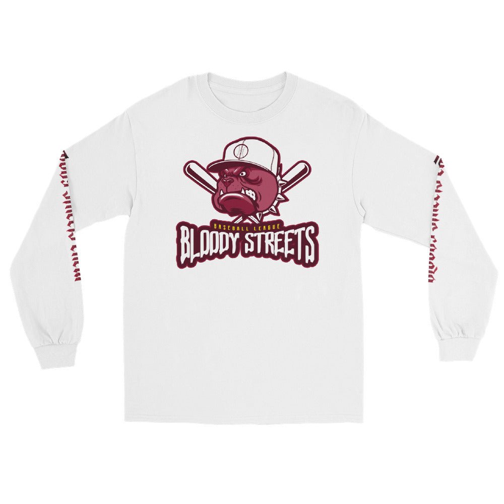 Baseball Bull Dog - Premium Longsleeve - BLOODY-STREETS.DE Streetwear Herren und Damen Hoodies, T-Shirts, Pullis