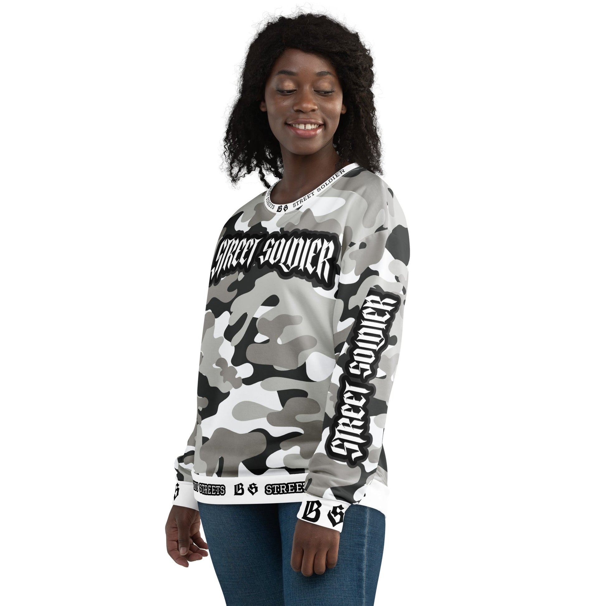 Bloody Camouflage Bull Dog Street Soldier Pullover - BLOODY-STREETS.DE Streetwear Herren und Damen Hoodies, T-Shirts, Pullis