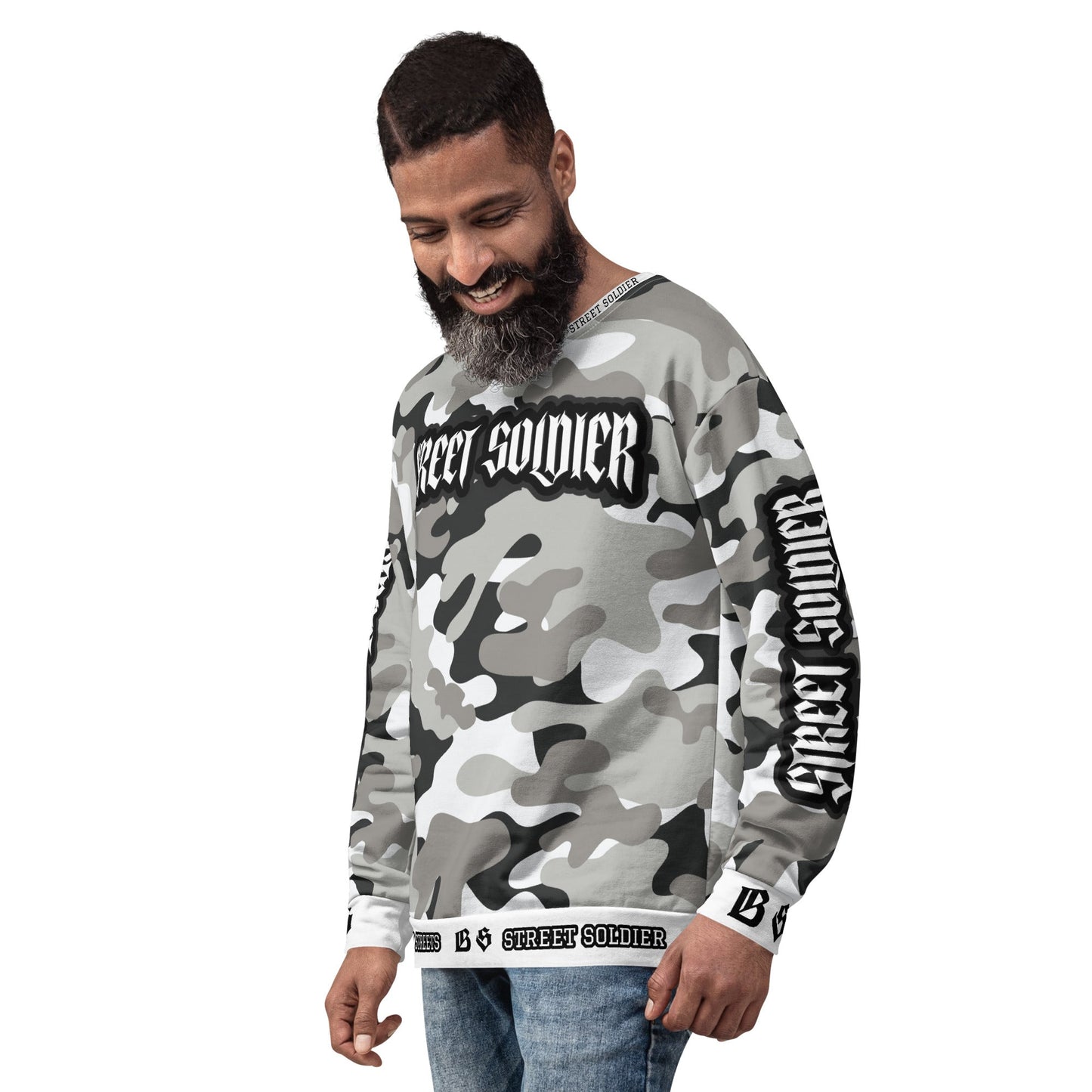 Bloody Camouflage Bull Dog Street Soldier Pullover - BLOODY-STREETS.DE Streetwear Herren und Damen Hoodies, T-Shirts, Pullis