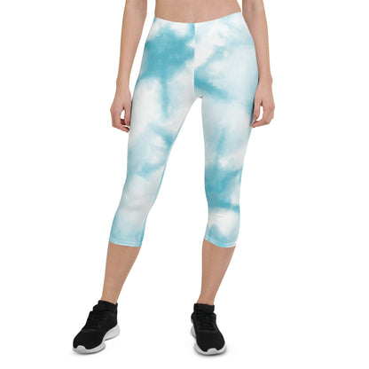 Capri Leggings - LIGHT BLUE - BLOODY-STREETS.DE Streetwear Herren und Damen Hoodies, T-Shirts, Pullis