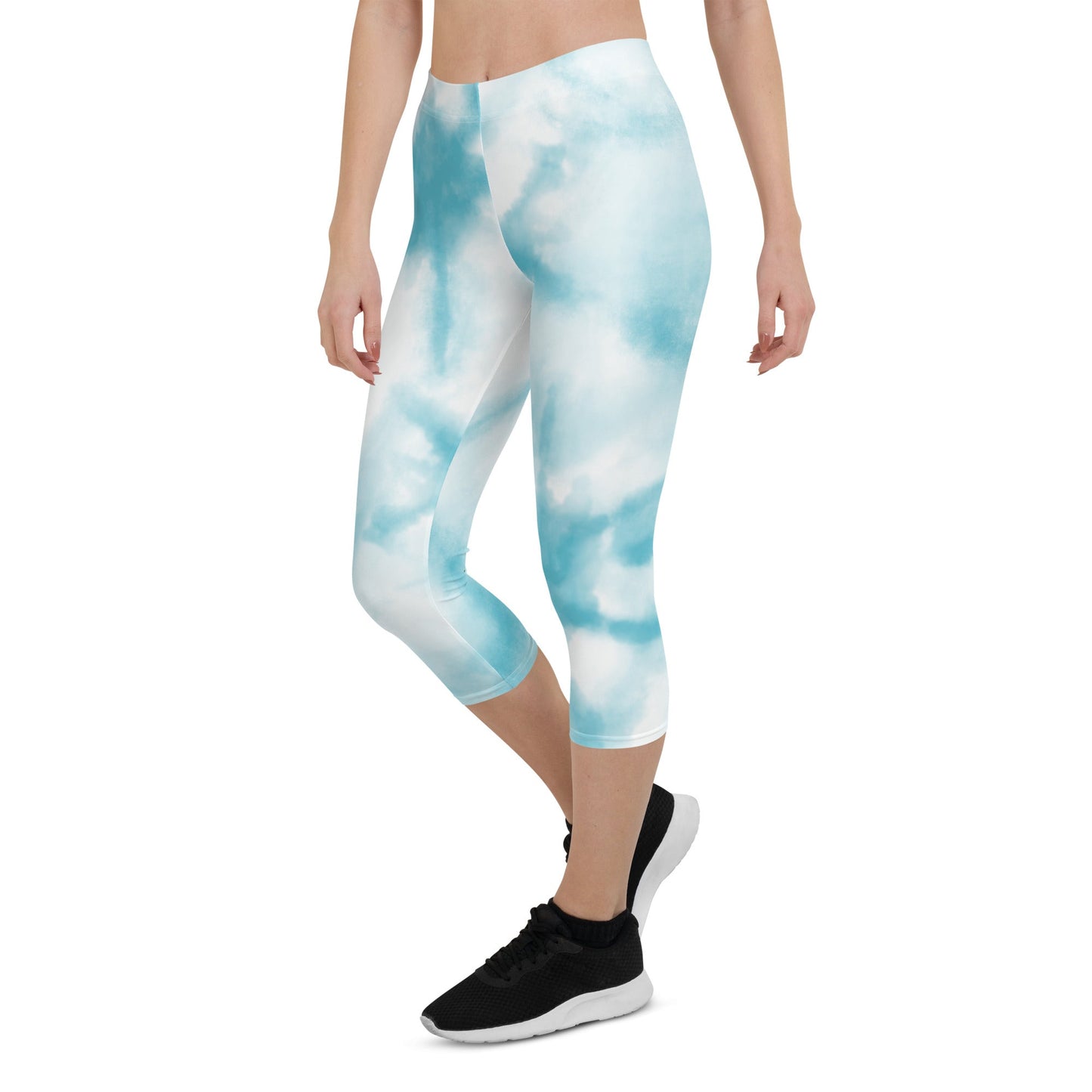 Capri Leggings - LIGHT BLUE - BLOODY-STREETS.DE Streetwear Herren und Damen Hoodies, T-Shirts, Pullis