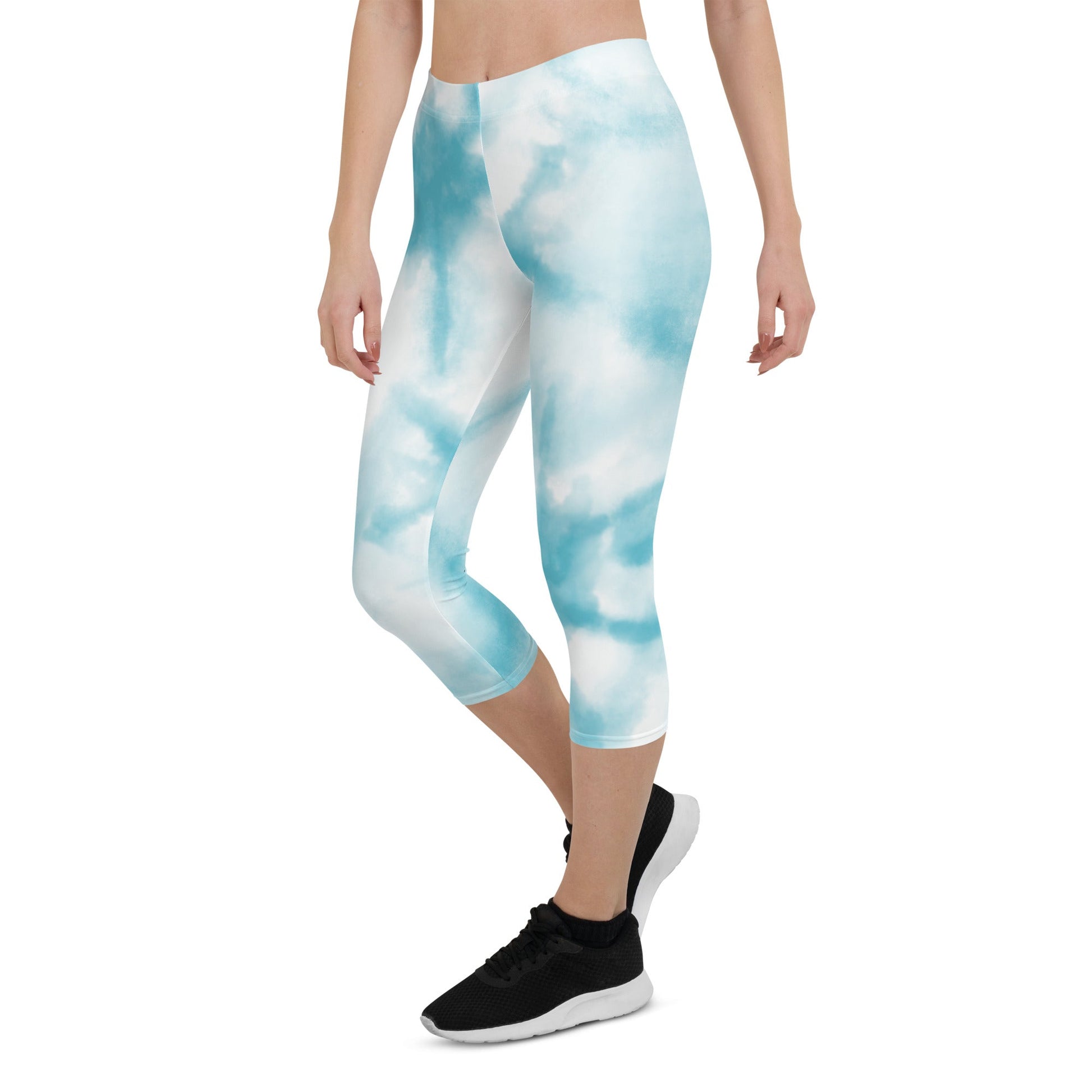 Capri Leggings - LIGHT BLUE - BLOODY-STREETS.DE Streetwear Herren und Damen Hoodies, T-Shirts, Pullis