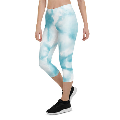 Capri Leggings - LIGHT BLUE - BLOODY-STREETS.DE Streetwear Herren und Damen Hoodies, T-Shirts, Pullis