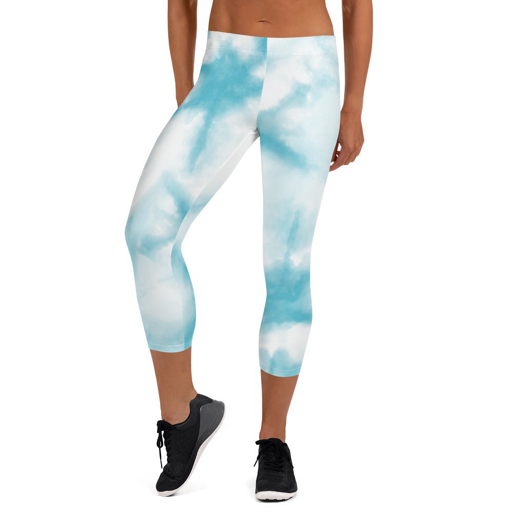 Capri Leggings - LIGHT BLUE - BLOODY-STREETS.DE Streetwear Herren und Damen Hoodies, T-Shirts, Pullis