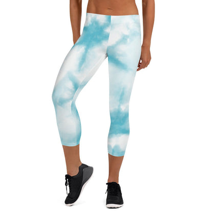 Capri Leggings - LIGHT BLUE - BLOODY-STREETS.DE Streetwear Herren und Damen Hoodies, T-Shirts, Pullis