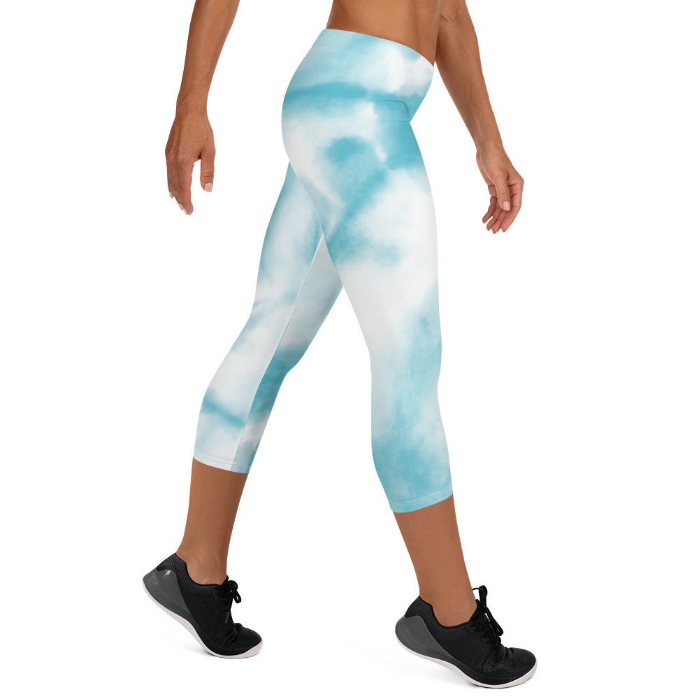 Capri Leggings - LIGHT BLUE - BLOODY-STREETS.DE Streetwear Herren und Damen Hoodies, T-Shirts, Pullis