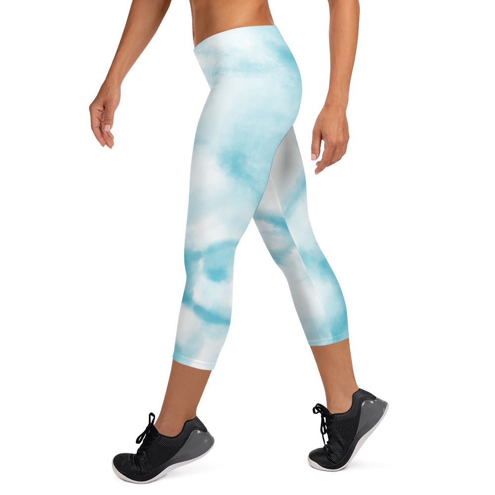 Capri Leggings - LIGHT BLUE - BLOODY-STREETS.DE Streetwear Herren und Damen Hoodies, T-Shirts, Pullis
