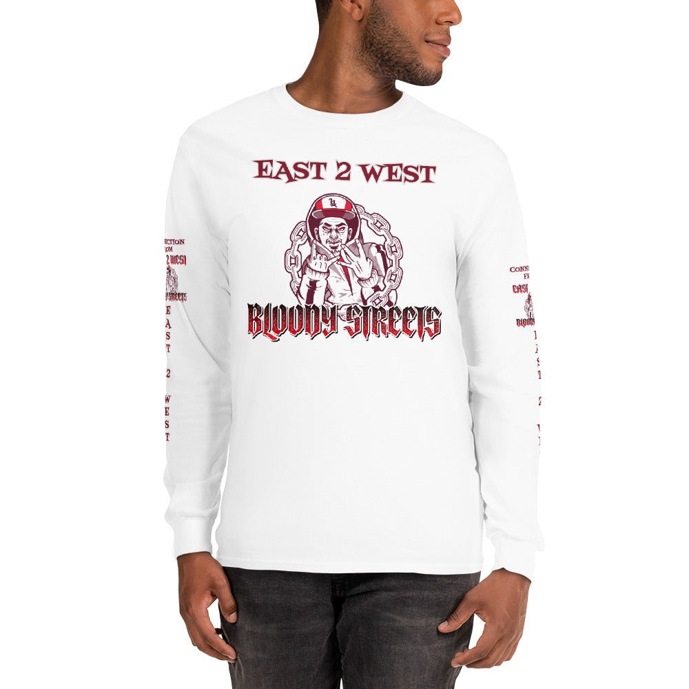 East 2 West Streetwear Longsleeve Herren - BLOODY-STREETS.DE Streetwear Herren und Damen Hoodies, T-Shirts, Pullis