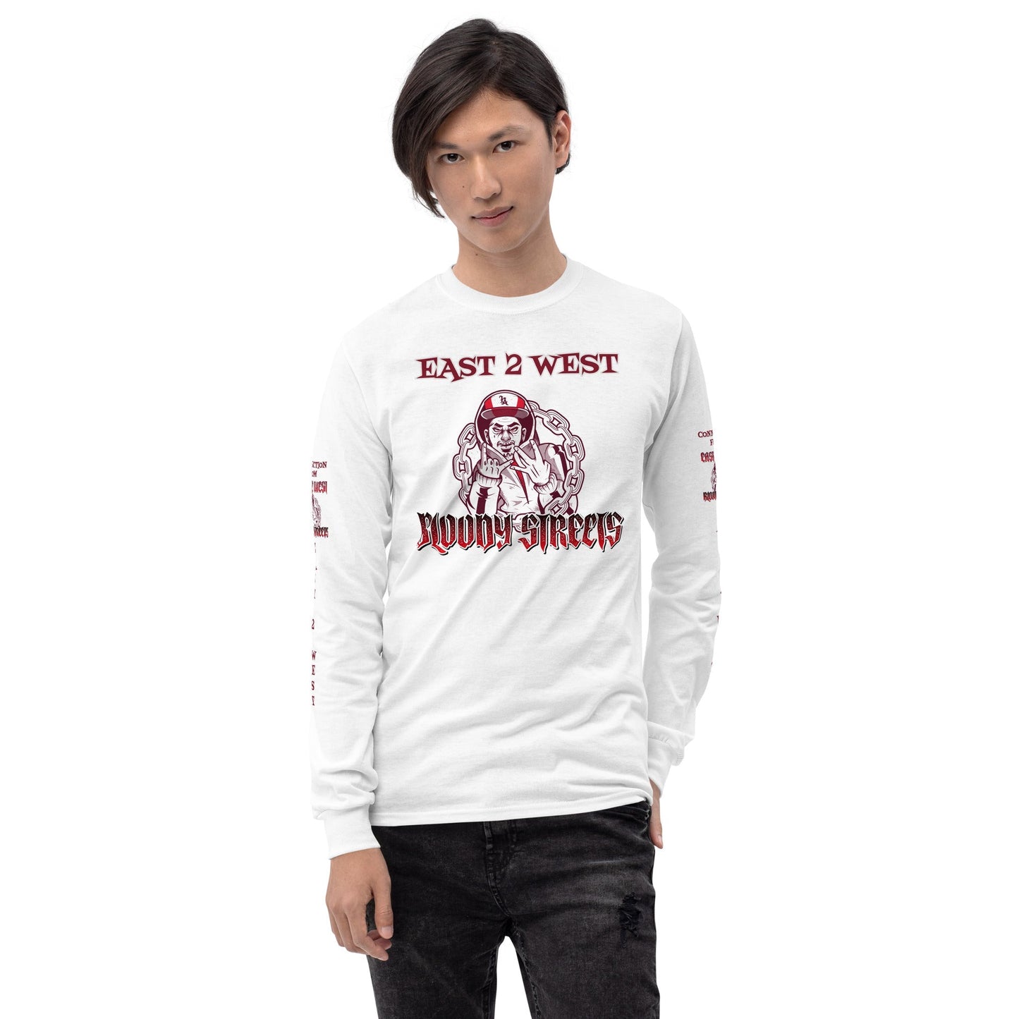 East 2 West Streetwear Longsleeve Herren - BLOODY-STREETS.DE Streetwear Herren und Damen Hoodies, T-Shirts, Pullis